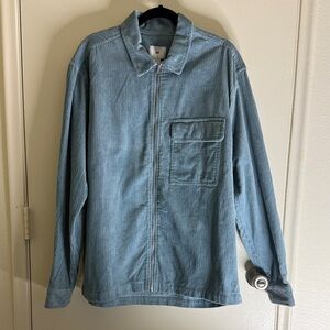 H&M Men's Blue Corduroy Jacket